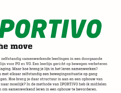 ZPORTIVO on the move